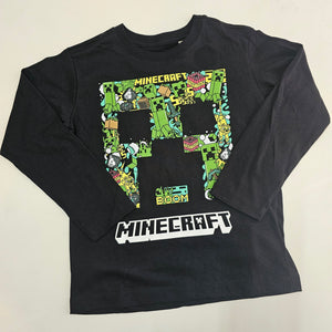 Remera Minecraft Negro