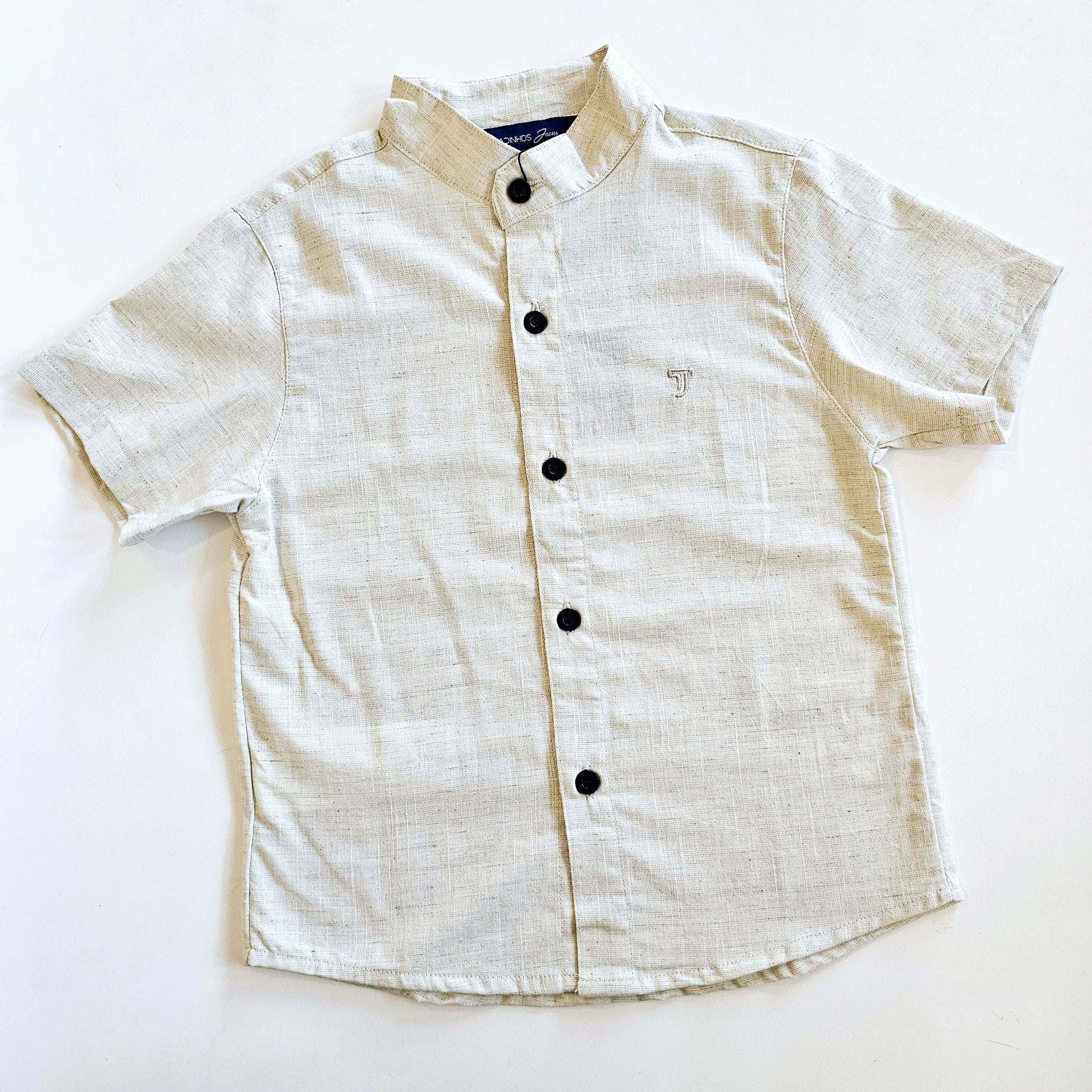 Camisa Lino Beige