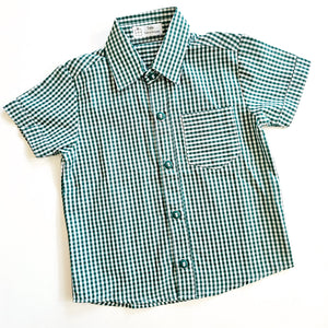 Camisa Verde Cuadritos