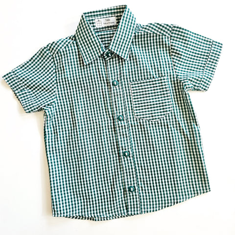 Camisa Verde Cuadritos