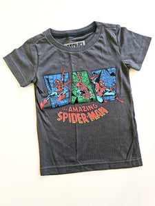 Remera Spiderman Gris