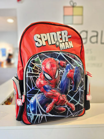 Mochila Spiderman Rojo Grande