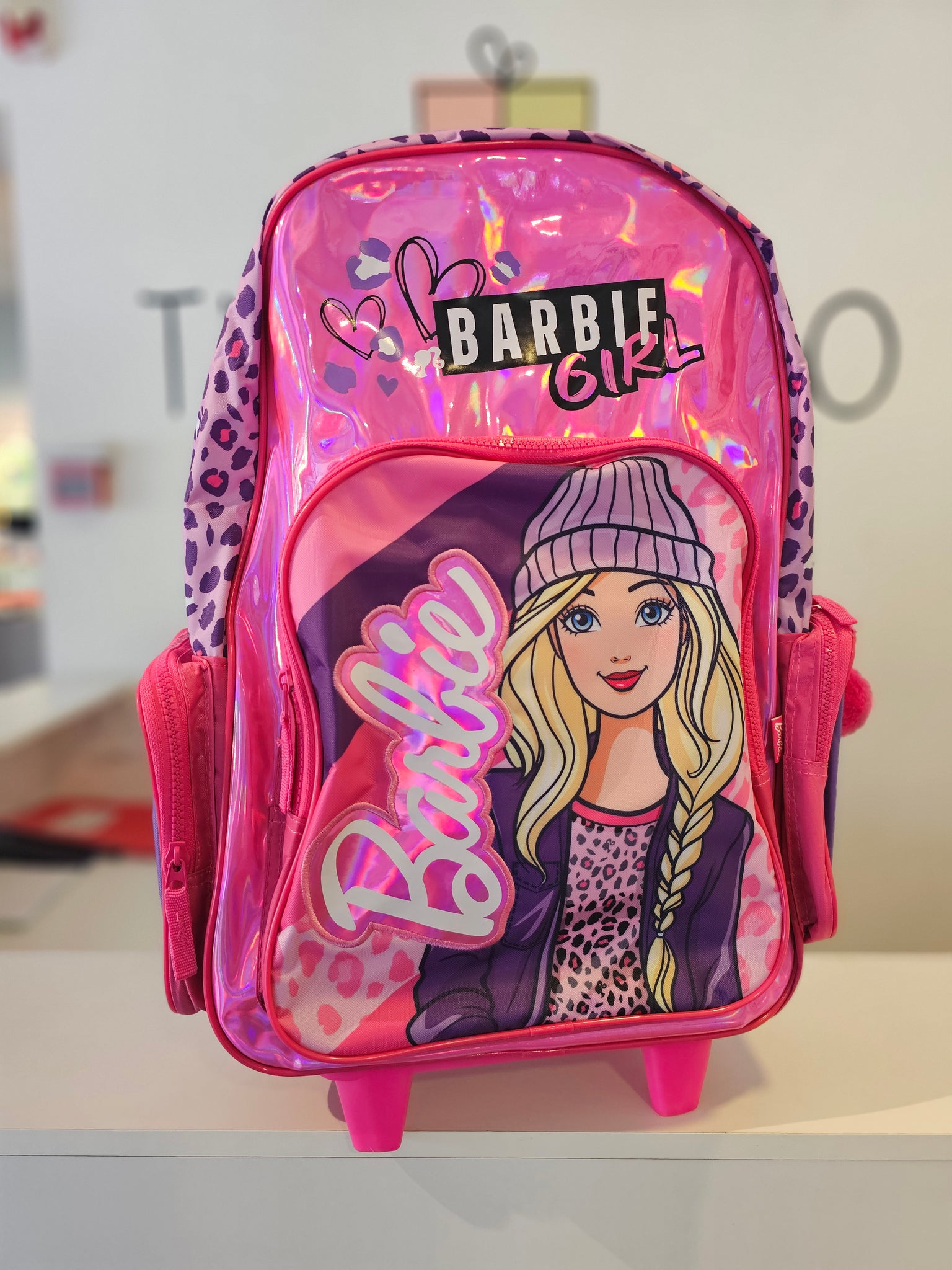 Mochila Barbie Rosa