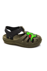 Crocs Dino Verde Militar