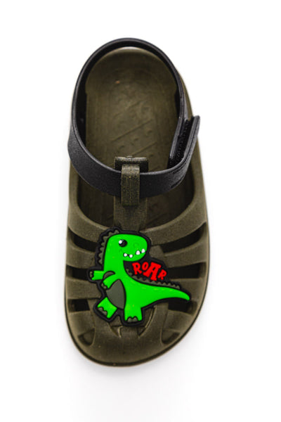 Crocs Dino Verde Militar