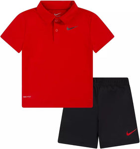 Conjunto Nike Polo Rojo