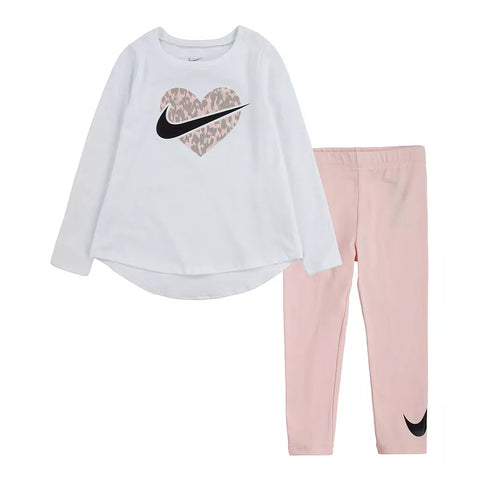 Conjunto Nike Blanco Corazon