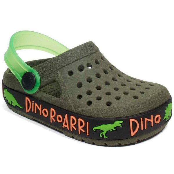 Crocs Dino Verde Militar