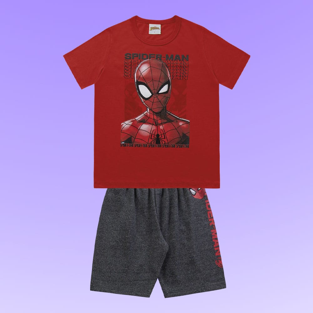 Conjunto Spiderman Rojo nene