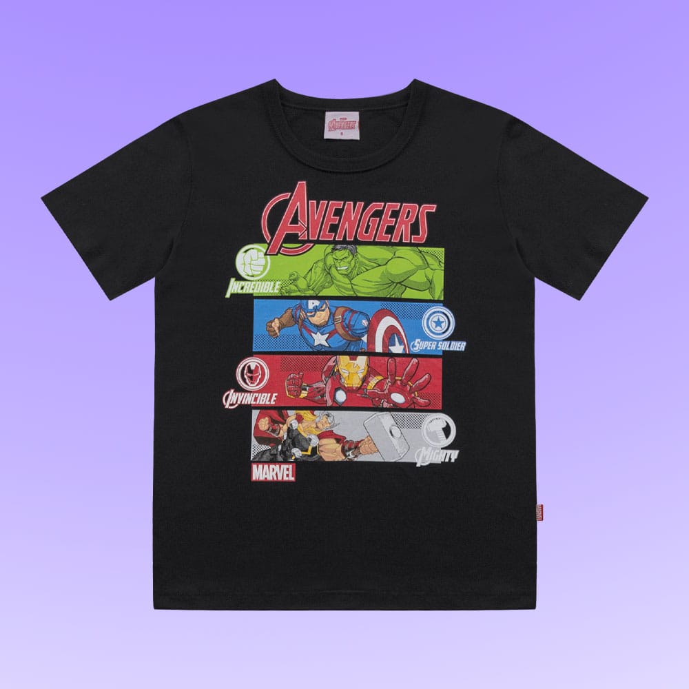 Remera Avengers nene