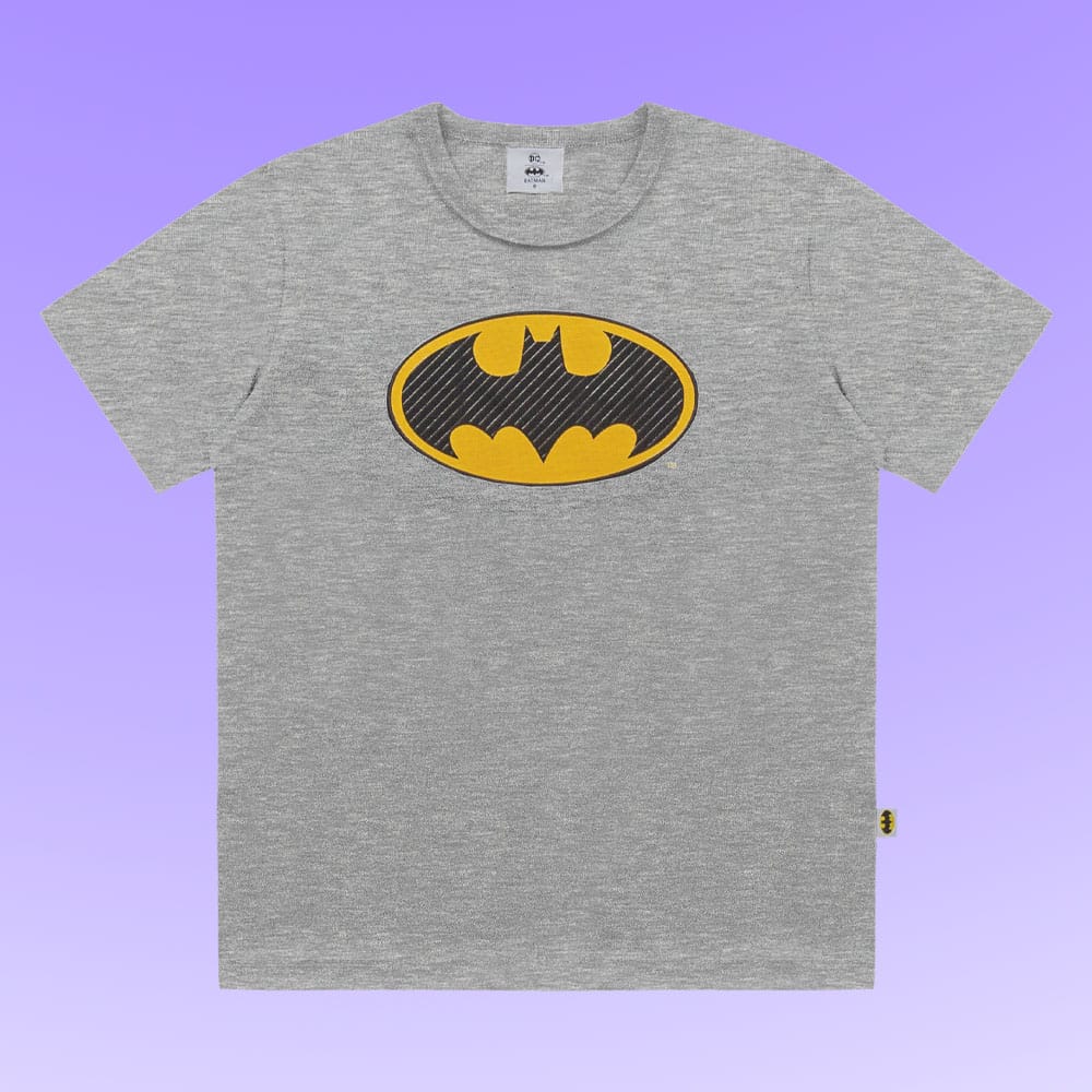 Remera Batman Gris