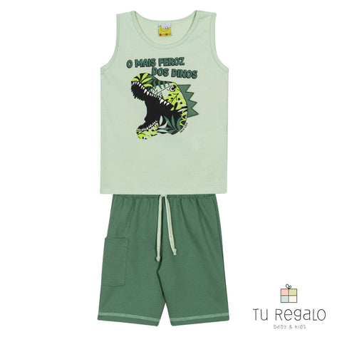 Conjunto Dino Verde