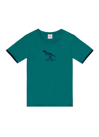 Remera Dino VerdeAgua