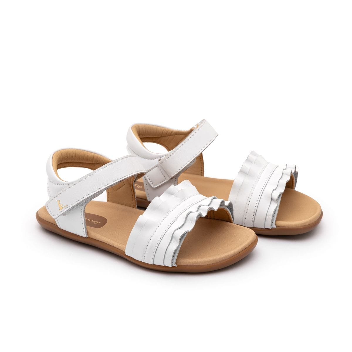 Sandalia Tip Toey Joey Ruffle White