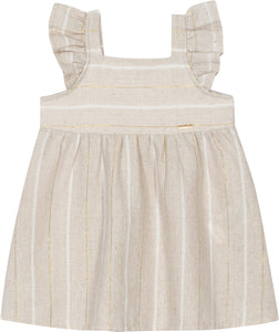 Vestido Lino Beige