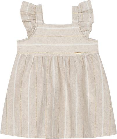 Vestido Lino Beige