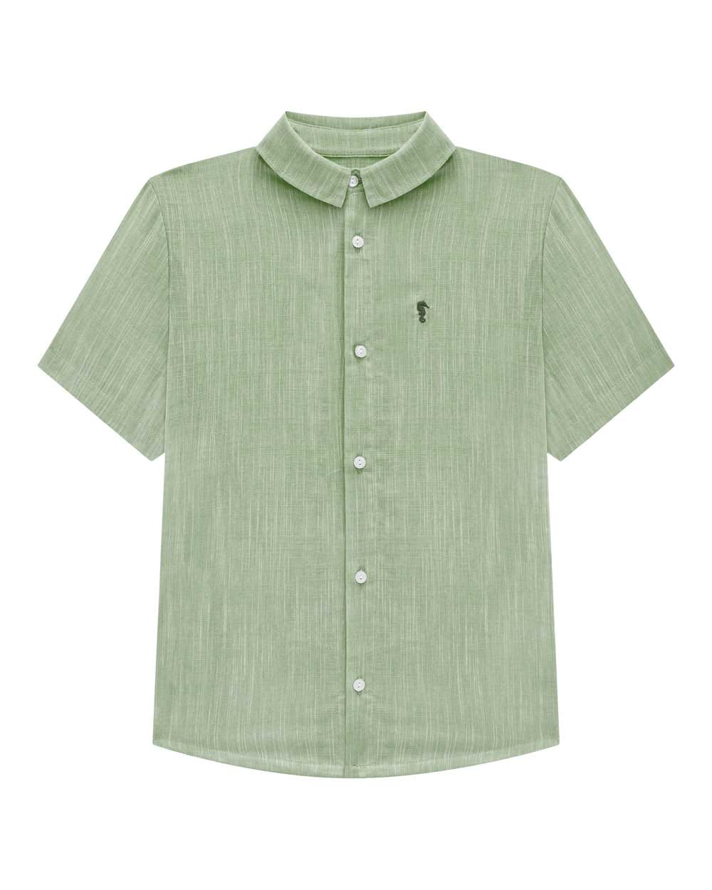 Camisa Lino Verde OM