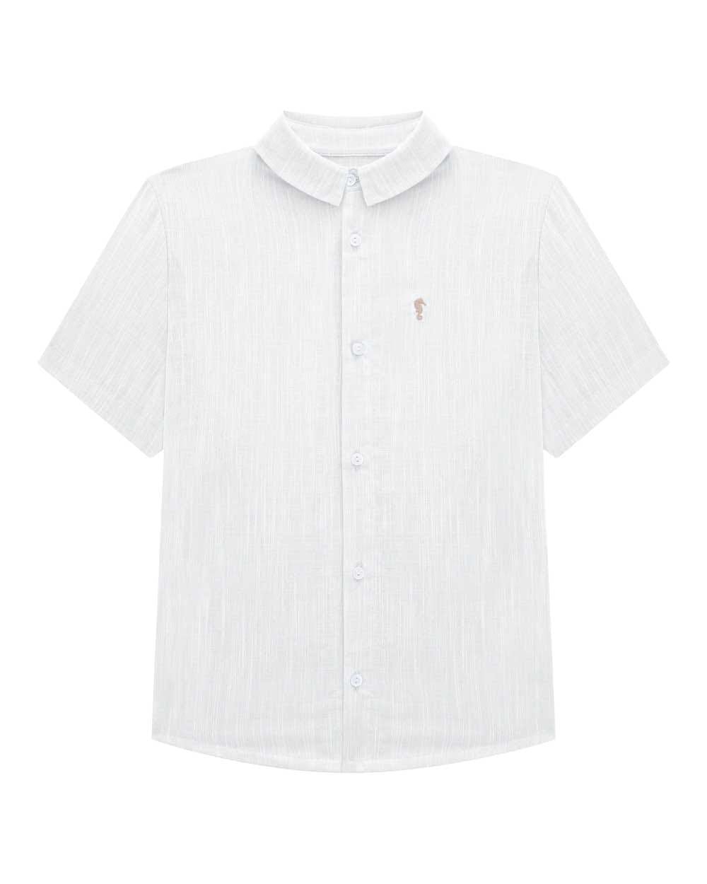 Camisa Lino Blanco OM