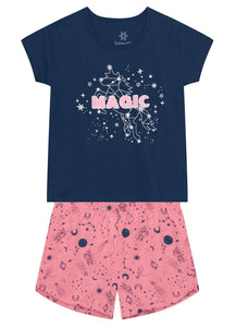 Pijama Magic Azul Rosa