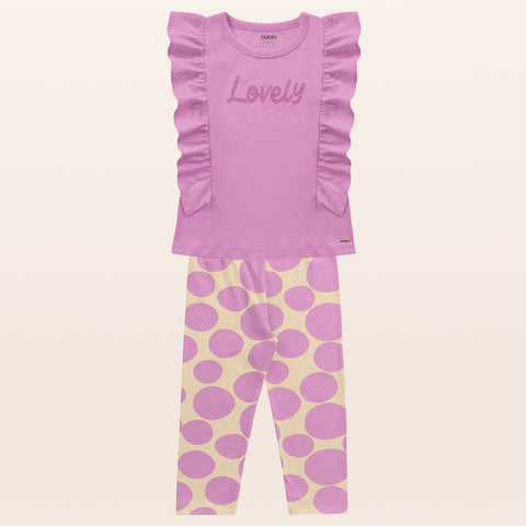 Conjunto Love lila