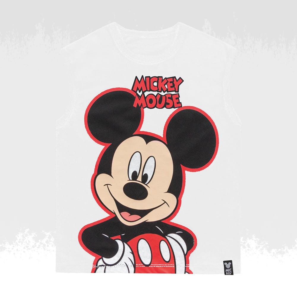 Camisilla Mickey Blanco