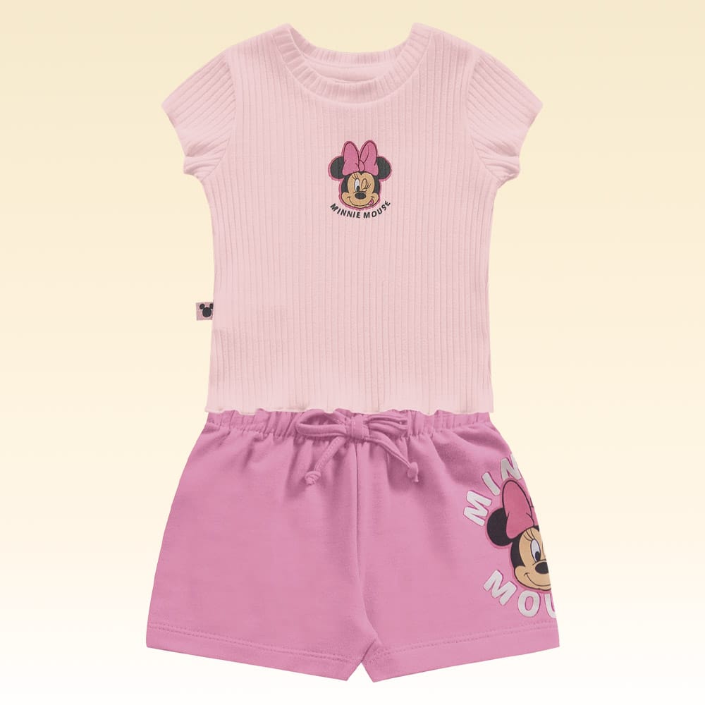 Conjunto Minnie Rosa