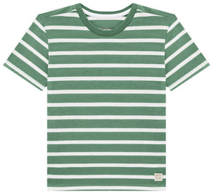 Remera OM Rayas Verde