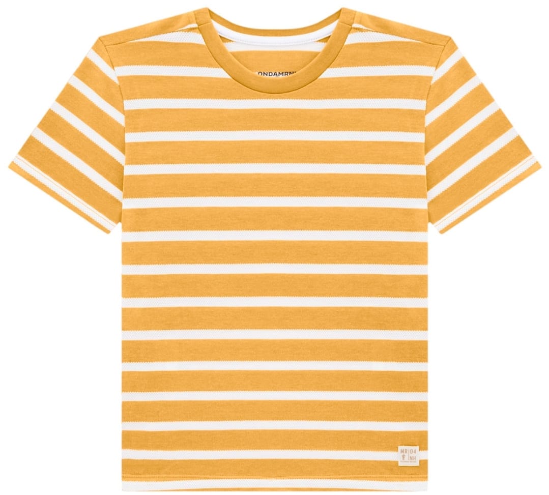 Remera OM Rayas Amarillo