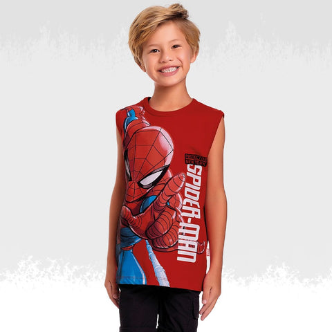 Camisilla Spiderman Rojo