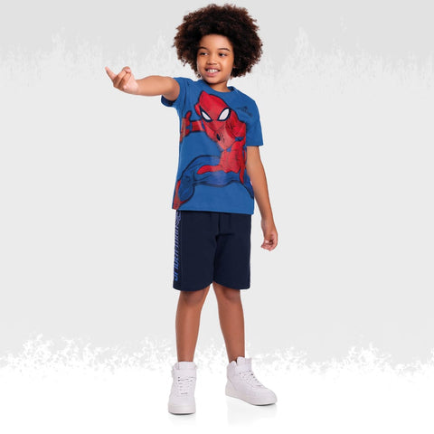 Conjunto Spiderman Azul nene