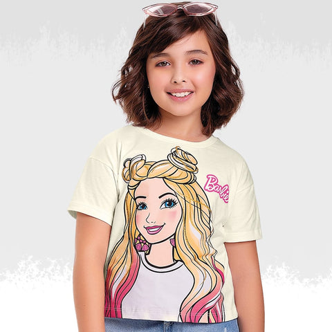 Remera Barbie Marfil