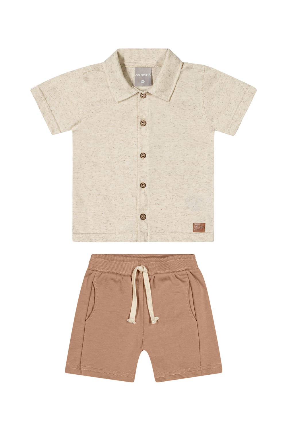 Conjunto Camisa Beige CLRT