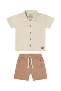 Conjunto Camisa Beige CLRT