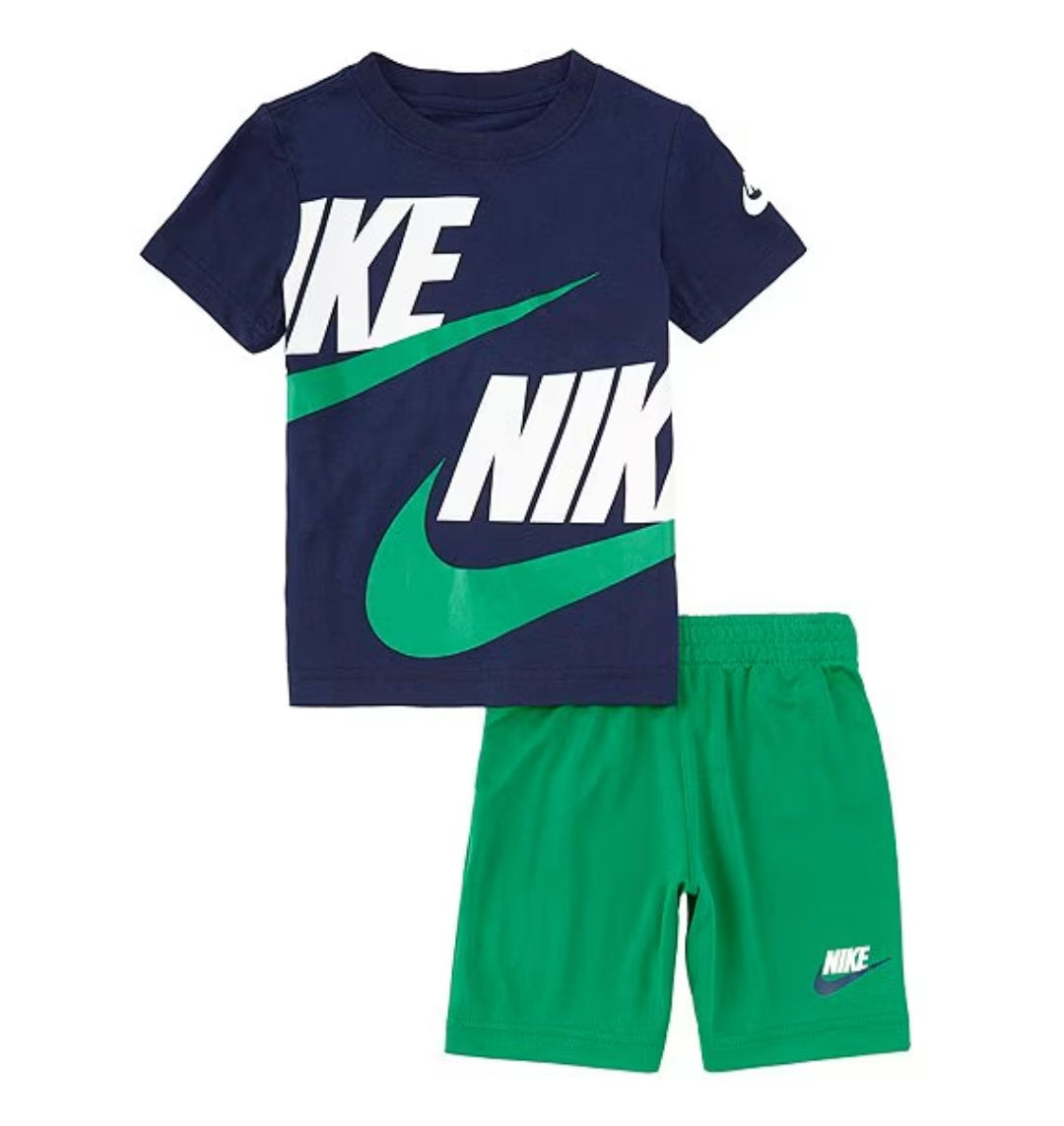 Conjunto Nike Azul Verde