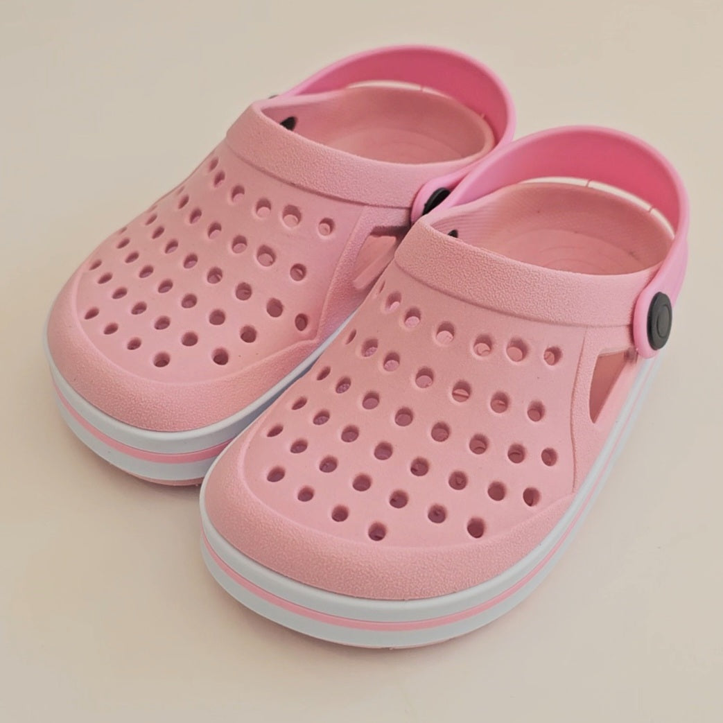 Crocs Rosa Blanco