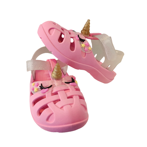 Crocs Unicornio Fucsia