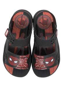 Sandalia Spiderman Rojo Negro